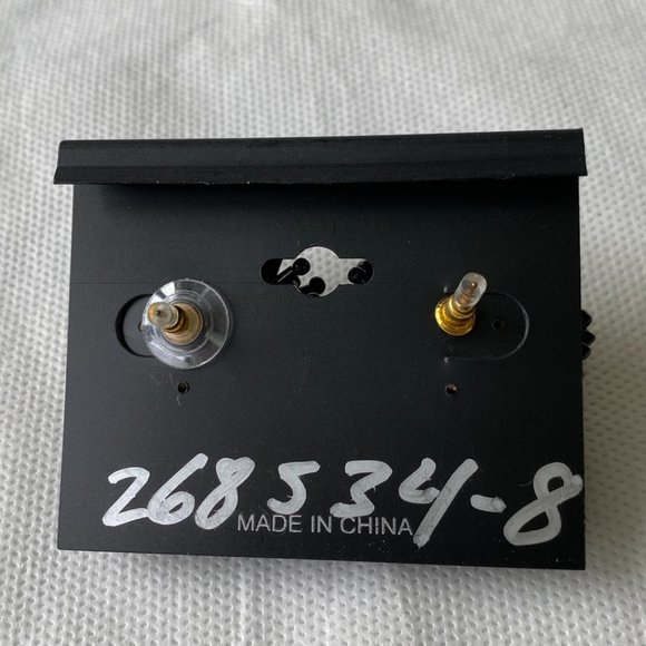 International Inspirations Black Pom-Pom Earrings - Picture 5 of 7